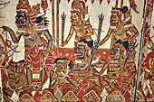 Bale Kambang, Floating Pavilion, in the Kerta Gosa complex, Klugkung Semarapura, Bali. The panels of the story of Sutasoma, the Buddhist pious prince. 