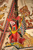 Bale Kambang, Floating Pavilion, in the Kerta Gosa complex, Klugkung Semarapura, Bali. The panels of the story of Sutasoma, the Buddhist pious prince.