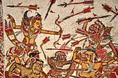 Bale Kambang, Floating Pavilion, in the Kerta Gosa complex, Klugkung Semarapura, Bali. The panels of the story of Sutasoma, the Buddhist pious prince.