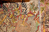 Klungkung - Bali. The Kerta Gosa palace, the painting shows the 