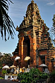 Kerta Gosa complex, Semarapura, Klungkung, Bali. Temple with a covered gateway. 