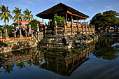 The Bale Kambang, Floating Pavilion, Kerta Gosa complex, Semarapura, Klungkung, Bali. This pavilion is surrounded by a pond called Taman Gili.