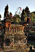 The Bale Kambang, Floating Pavilion, Kerta Gosa complex, Semarapura, Klungkung, Bali. Sculptural decorations.