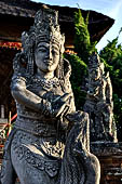 The Bale Kambang, Floating Pavilion, Kerta Gosa complex, Semarapura, Klungkung, Bali. Sculptural decorations.