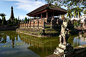 The Bale Kambang, Floating Pavilion, Kerta Gosa complex, Semarapura, Klungkung, Bali. This pavilion is surrounded by a pond called Taman Gili.