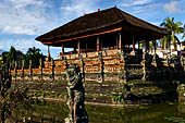 The Bale Kambang, Floating Pavilion, Kerta Gosa complex, Semarapura, Klungkung, Bali. This pavilion is surrounded by a pond called Taman Gili.