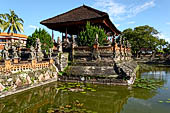 The Bale Kambang, Floating Pavilion, Kerta Gosa complex, Semarapura, Klungkung, Bali. This pavilion is surrounded by a pond called Taman Gili. 