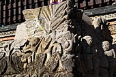 The Bale Kambang, Floating Pavilion, Kerta Gosa complex, Semarapura, Klungkung, Bali. Sculptural decorations. 