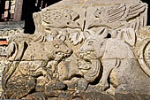 The Bale Kambang, Floating Pavilion, Kerta Gosa complex, Semarapura, Klungkung, Bali. Sculptural decorations. 