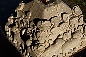 The Bale Kambang, Floating Pavilion, Kerta Gosa complex, Semarapura, Klungkung, Bali. Sculptural decorations. 