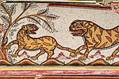 Bale Kambang, Floating Pavilion, in the Kerta Gosa complex, Klugkung Semarapura, Bali. The panels of the story of Sutasoma, the tale of a Buddhist pious prince.