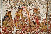 Bale Kambang, Floating Pavilion, in the Kerta Gosa complex, Klugkung Semarapura, Bali. The panels of the story of Sutasoma, the tale of a Buddhist pious prince.