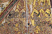 Klungkung - Bali. The Kerta Gosa palace, paintings of the upper levels. 