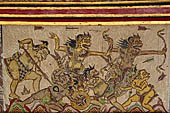 Klungkung - Bali. The Kerta Gosa palace, paintings of the lower levels which illustrate the story of Bhima Swarga who venture in the hell. 