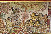 Klungkung - Bali. The Kerta Gosa palace, paintings of the lower levels which illustrate the story of Bhima Swarga who venture in the hell. 