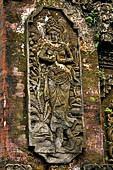 Pura Luhur Batukau - Bali - The Candi Bentar (split gate) of the first courtyard. Sculptural details.