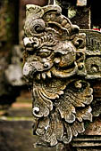 Pura Luhur Batukau - Bali - The Candi Bentar (split gate) of the first courtyard. Sculptural details.