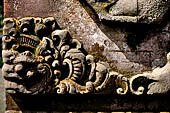 Pura Luhur Batukau - Bali - The Candi Bentar (split gate) of the first courtyard. Sculptural details.