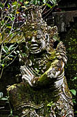 Pura Luhur Batukau - Bali - Secondary shine inside the fist courtyard. Detail of the door protectors.