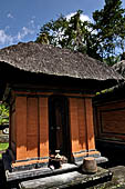 Pura Luhur Batukau - Bali - Brick shrine of the inner courtyard.