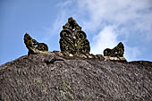 Pura Luhur Batukau - Bali - Thatched roofs of the pavilion (Bale).
