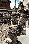 Pura Meduwe Karang - Bali - The various statues of demons and normal people of the first courtyard.