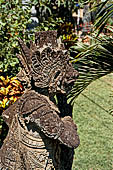 Pura Meduwe Karang - Bali - Ramayana Sculptures on the entrance terrace.