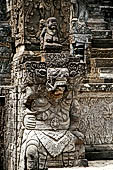 Pura Meduwe Karang - Bali - Wall Sculptures which decorate the front wall of the central shrine.