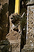 Pura Meduwe Karang - Bali - Wall Sculpture decorating the walls of the impressive central shrine.