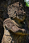 Pura Meduwe Karang - Bali - Ramayana Sculptures on the entrance terrace.