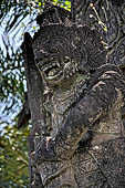 Pura Meduwe Karang - Bali - Ramayana Sculptures on the entrance terrace.