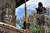 Pura Meduwe Karang - Bali - Wall Sculpture decorating the walls of the impressive central shrine.