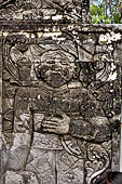 Pura Meduwe Karang - Bali - Reliefs adorning the basement walls of the central shrine, which show people and scenes from everyday life.