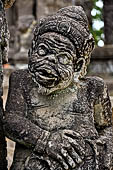 Pura Meduwe Karang - Bali - Wall Sculpture decorating the walls of the impressive central shrine.
