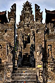 Pura Meduwe Karang - Bali - The impressive shrine of the Lord possessing the ground The central Padmasana is the seat of the Sun God Surya. 