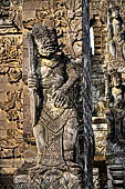 Pura Meduwe Karang - Bali - Wall Sculpture decorating the walls of the impressive central shrine.