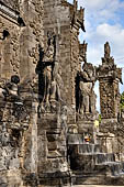 Pura Meduwe Karang - Bali - Wall Sculptures which decorate the front wall of the central shrine.