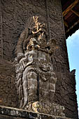 Pura Meduwe Karang - Bali - Wall Sculpture decorating the walls of the impressive central shrine.