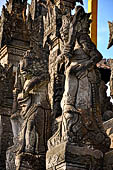 Pura Meduwe Karang - Bali - Wall Sculpture decorating the walls of the impressive central shrine.