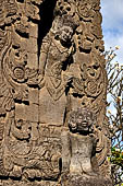 Pura Meduwe Karang - Bali - Wall Sculptures which decorate the front wall of the central shrine.