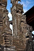 Pura Meduwe Karang - Bali - Wall Sculpture decorating the walls of the impressive central shrine.