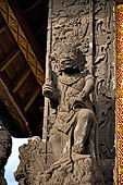 Pura Meduwe Karang - Bali - Wall Sculpture decorating the walls of the impressive central shrine.