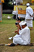 Pejeng, Bali - Pura Pusering Jagat. Temple ceremony.