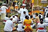 Pejeng, Bali - Pura Pusering Jagat. Temple ceremony.
