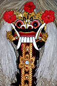 Pejeng, Bali - Pura Pusering Jagat. Ceremonial masks.