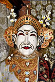 Pejeng, Bali - Pura Pusering Jagat. Ceremonial masks.