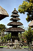 Pura Taman Ayun - Bali. The inner courtyard contains various multi tiered meru's and pavilions.