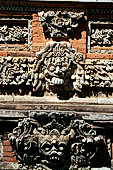 Pura Taman Ayun - Bali. The inner courtyard contains various multi tiered meru's and pavilions.