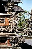 Pura Taman Ayun - Bali. The inner courtyard contains various multi tiered meru's and pavilions.