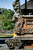 Pura Taman Ayun - Bali. The inner courtyard contains various multi tiered meru's and pavilions.